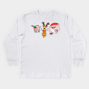 Willy Bum Bum - Christmas! Kids Long Sleeve T-Shirt